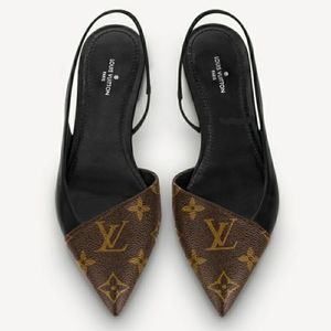 LOUIS VUITTON CHERIE FLAT SLINGBACK BALLERINA